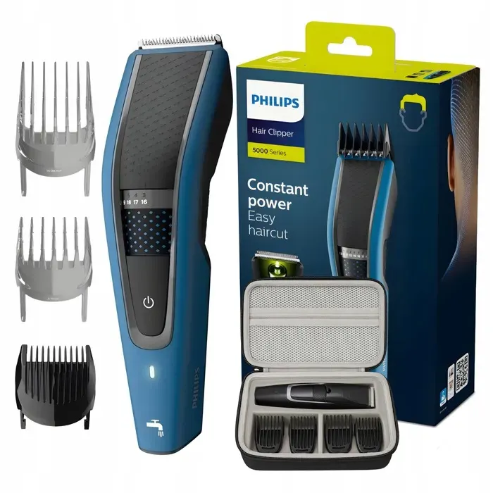Tondeuse à cheveux Philips Series 5000 HC5612/15 - 28 réglages - 75 min - lavable