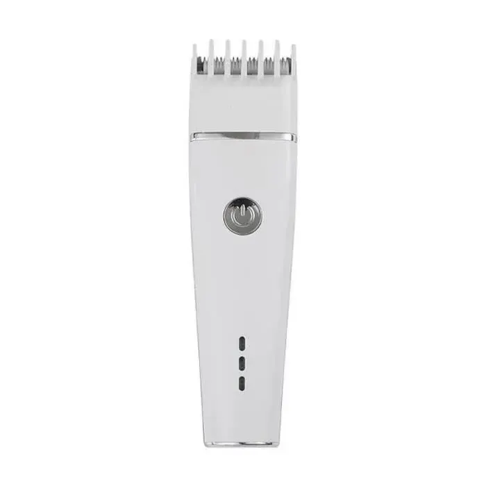 Tondeuse à Cheveux Pour Bébé Tondeuse Électrique Silencieuse Pour Enfants Tondeuse à Cheveux Rechargeable-Blanc