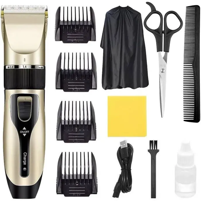 Tondeuse À Cheveux Professionnelle Ensemble De Tondeuse À CheveuxTondeuse À BarbeTondeuse À Cheveux Longs Pour Hommes Tondeuse