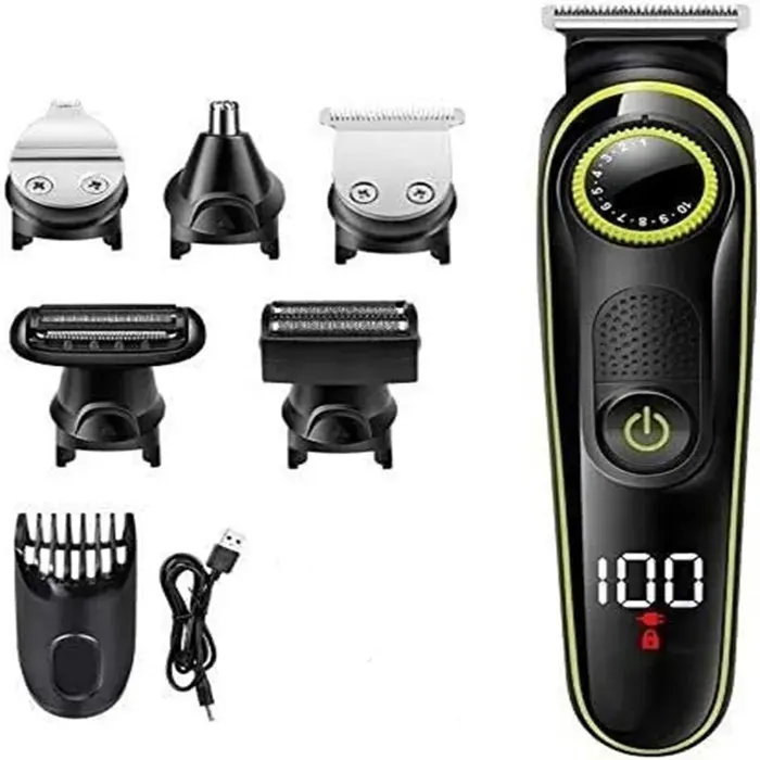 Tondeuse à cheveux professionnelle pour hommes tondeuse à barbe appareil multifonctionélectriquepeut également servir de rasoir