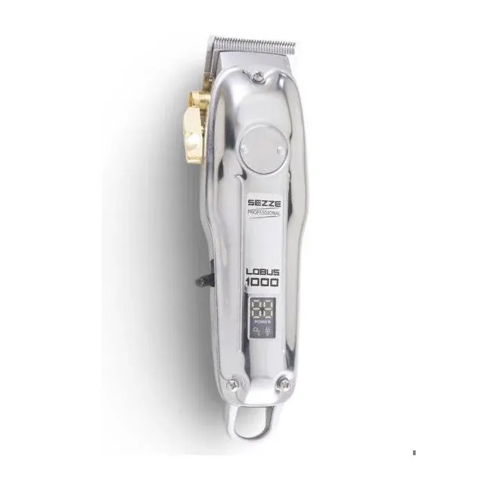 Tondeuse à cheveux professionnelle SEZZE PROFESSIONAL Lobus 1000 en acier avec moteur linéaire batterie lithium