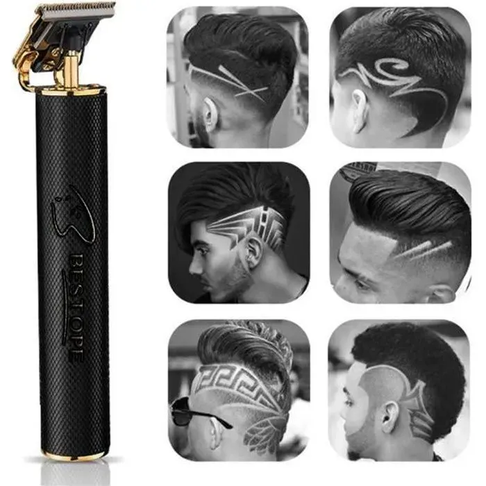 Tondeuse à cheveux rechargeable hommes coupe-cheveux coiffeur finition machine de coupe de cheveux-keeper