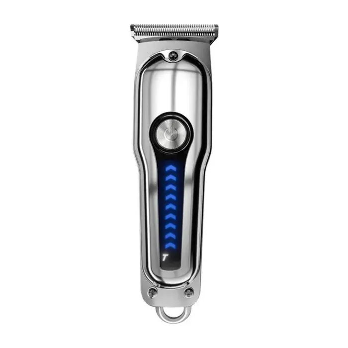 Tondeuse à cheveux rechargeable sans fil Type-C écran digital 6 sabots 1 à 9 mm