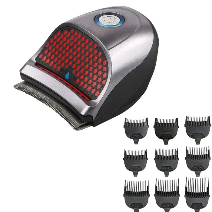 Tondeuse à cheveux sans fil rechargeable kit de coupe avec 9 peignes professionnelle USB pour coupe de cheveux homme