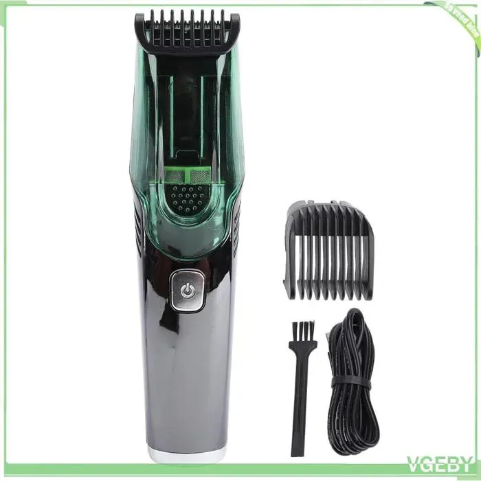 Tondeuse à cheveux sous vide pour hommes tondeuses à cheveux avec aspirateur ensemble de toilettage léger et portable pour hommes