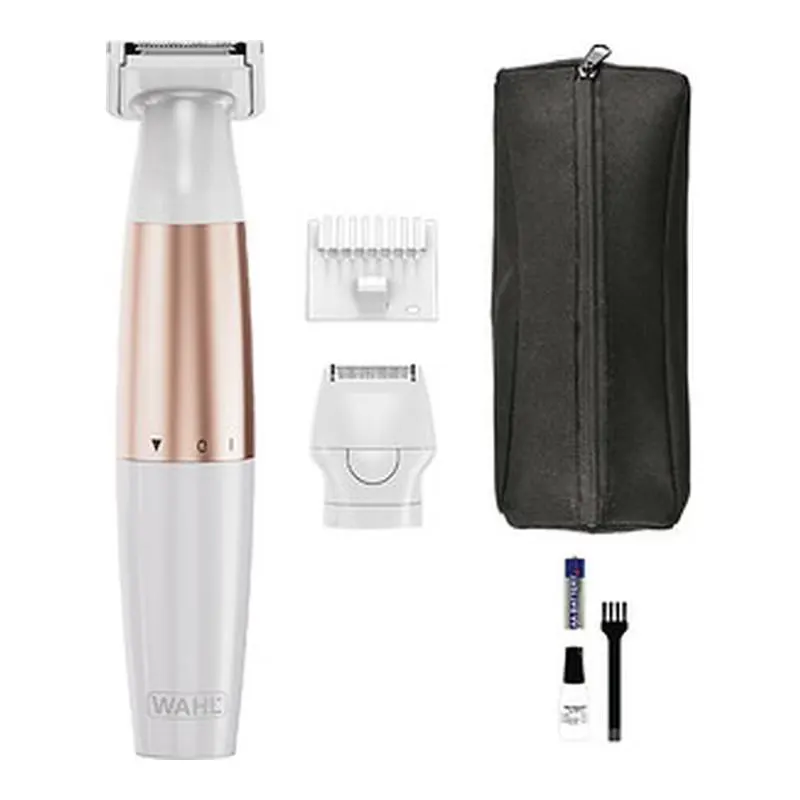 Tondeuse Bikini Wahl Trim & Shave — coloris Blanc et rose