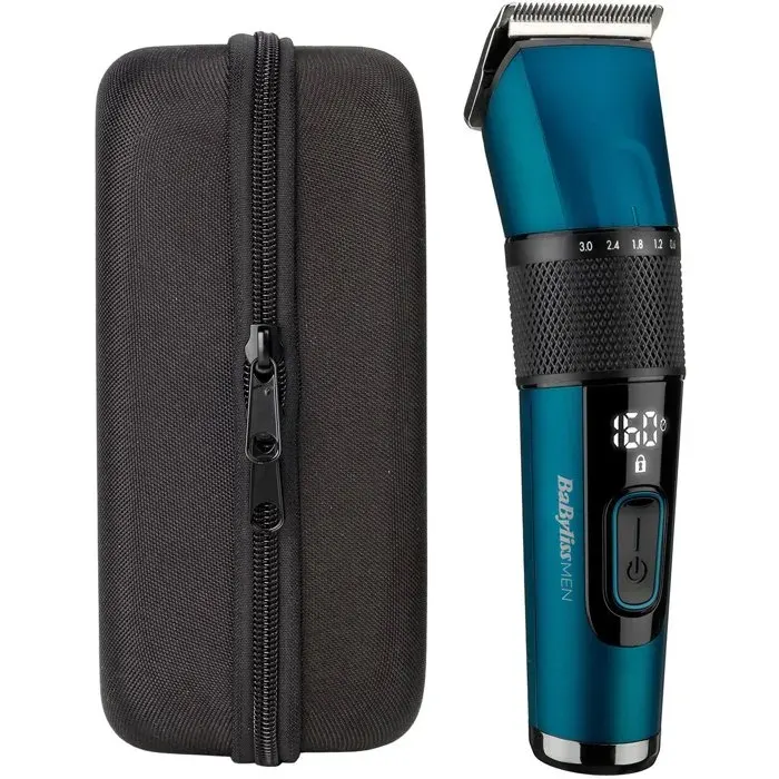 Tondeuse cheveux - BABYLISS - P1362E - Lames acier japonais - 45 hauteurs - Ecran digital - Batterie lithium