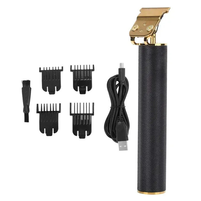 Tondeuse Cheveux Barbe Sans Fil USB Machine Coupe Précision Usage Maison Salon Professionnel Noir