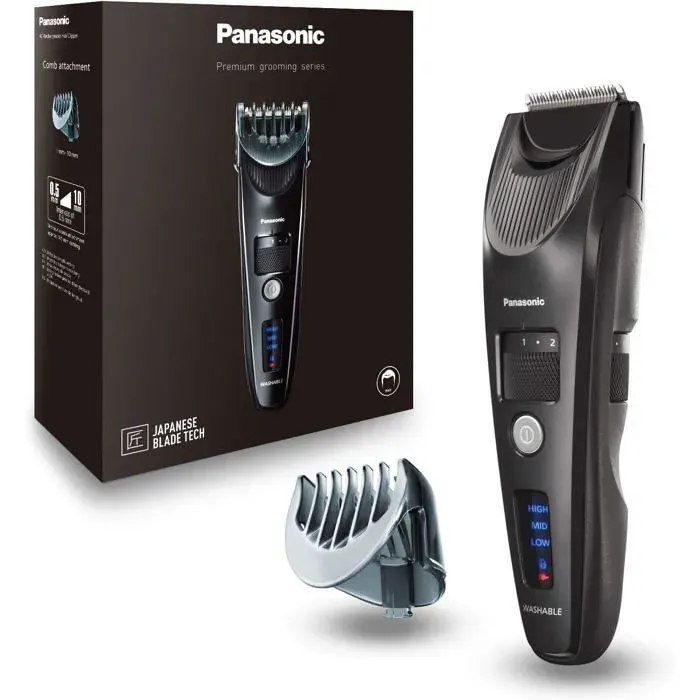 TONDEUSE CHEVEUX - Fleuve - Panasonic ER-SC40 tondeuse cheveux homme pro étanche 20 longueurs sans fil LED Noir TONDEUSE CHEVEUX
