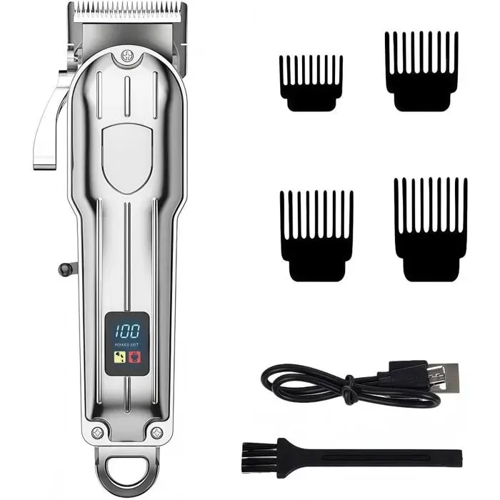 Tondeuse Cheveux Hommes Tondeuse À Cheveux Professionnelle Tondeuse Cheveux De Salon Avec Indicateur Led Tondeuse À Barbe Électri