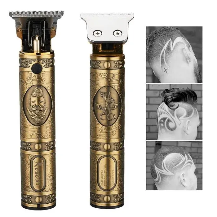 Tondeuse Cheveux Hommes USB Tondeuse à Cheveux Professionnelle Electrique Rasoir à Barbe Tondeuse rechargeable sans Fil