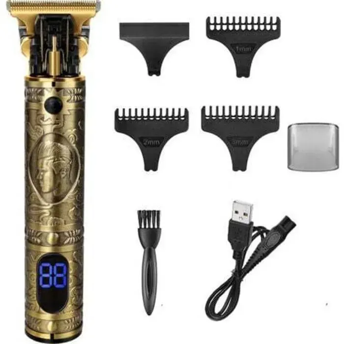 Tondeuse Cheveux HommesTondeuse Barbe Electriques Professionnelle Sans Fil Tondeuse à Cheveux Rasoir Barbe Tondeuse KitÉcr Femeo