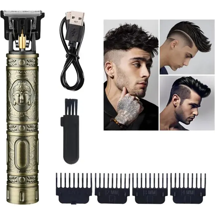 Tondeuse Cheveux HommesTondeuse Barbe Electriques ProfessionnelTondeuse À Barbe Avec Outils ProfessionnelsRasoir Électrique-A