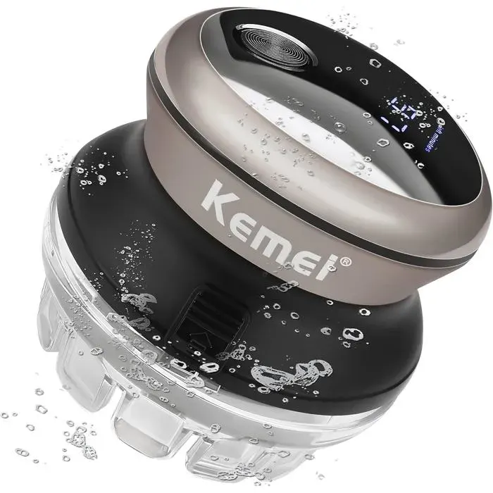 Tondeuse cheveux - KEMEI - KM-887 - Tête rotative 360° - Wet & Dry - Autonomie 60 min