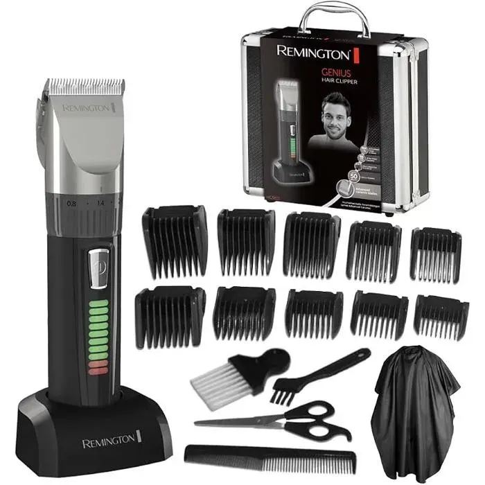 Tondeuse Cheveux [Kit Professionnel] Genius (Moteur Pro résistantLames Céramique Auto AffûtéesSecteur/Sans HC5811 New