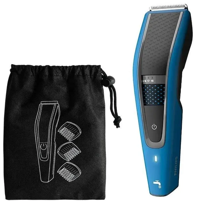 Tondeuse cheveux - Philips - HC5612 15 - sans fil - DualCut - 28 longueurs - avec étui de voyage