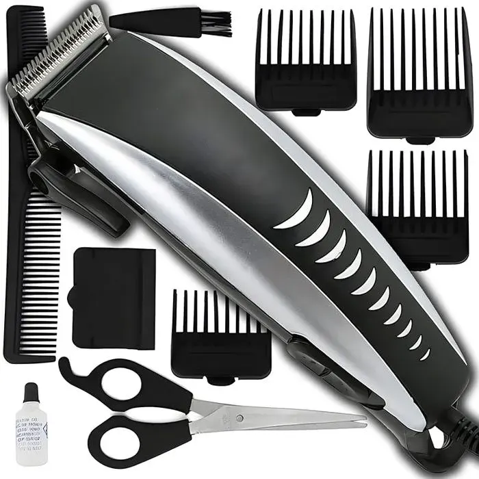 Tondeuse Cheveux Professionnelle Hair Clipper Sans Fil Barbe Hommes Rasoir Corps Tondeuse de Précision Imperméable 9 TONDEUSE CORPS
