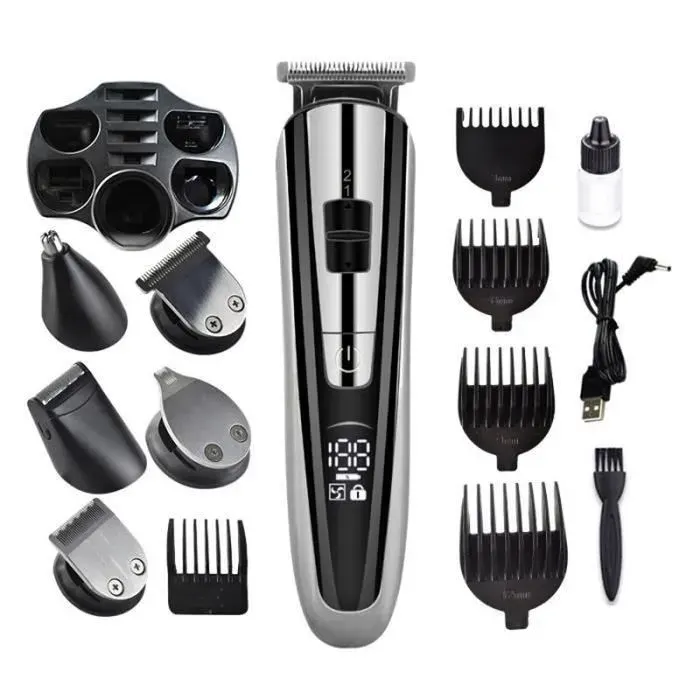 TONDEUSE CHEVEUX Tondeuse Cheveux Homme 5 en 1 Tondeuse Cheveux et Barbe Tondeuse Cheveux Professionnelle Tondeuse Homme Tondeuse