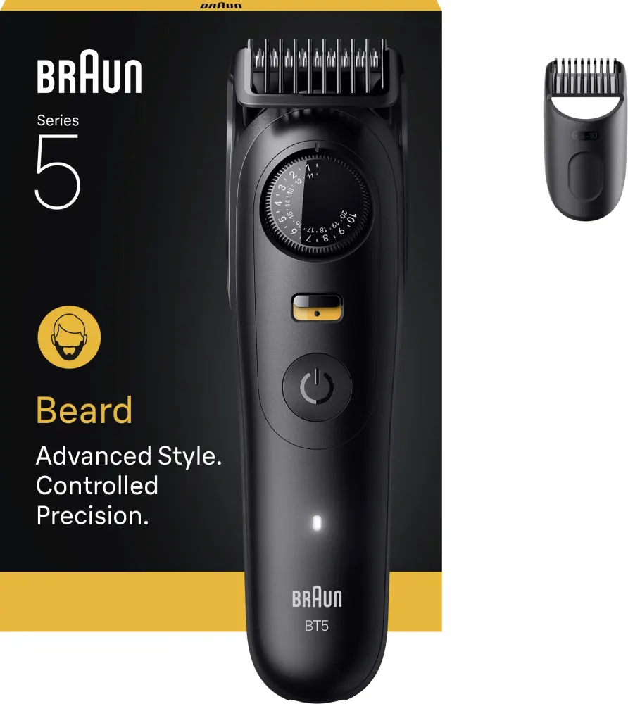 Tondeuse électrique - BRAUN - Séries 5 BT5500 - 120 min autonomie - Étanche - Noir