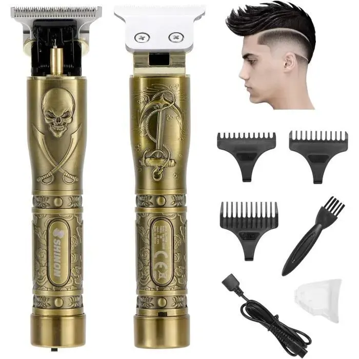 Tondeuse Électrique Pour Homme Tondeuse À Cheveux Professionnelle Imperméable Tondeuse À Barbe De Précision Usb Charge Raso[J799]