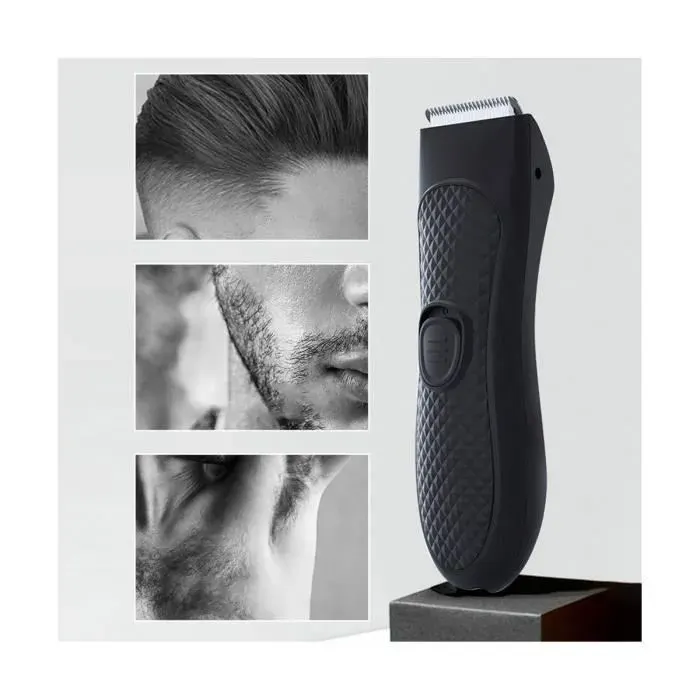 Tondeuse éLectrique pour Hommes Tondeuse à Cheveux à LAine ÉPilation Pubienne Zones Intimes Corps Tondeuse ÉPilateur HAIR TRIMMER