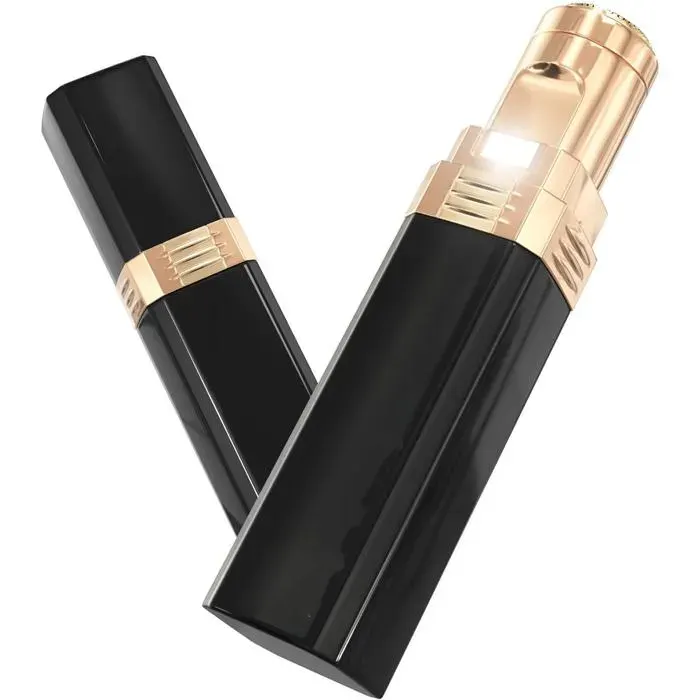 Tondeuse électrique pour le visage pour femme avec lumière LED intégrée pour les lèvresle mentonles joues et le duvet de pêche