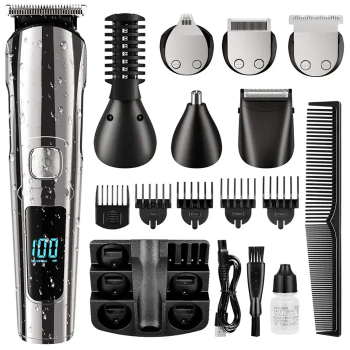 TONDEUSE MULTI-USAGES Tondeuse Cheveux Hommes 11-en-1 - Noir - Charge USB - Autonomie 90 min