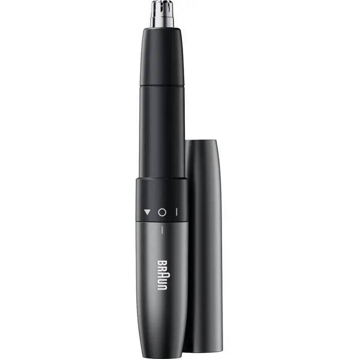 Tondeuse nez et oreilles - BRAUN - EN20 - Technologie SkinGentle - Lames lavables - Ergonomique