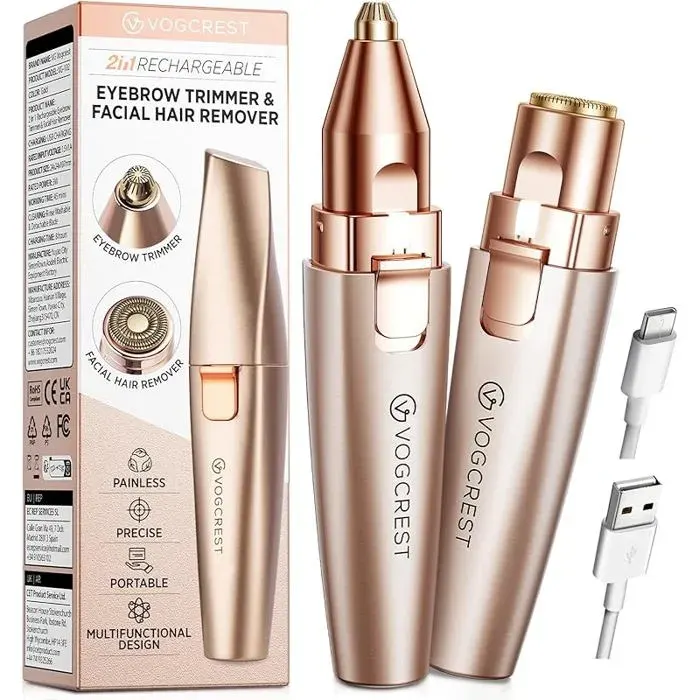 Tondeuse pour le visage et les sourcils (Rose) Rose RASOIR ELECTRIQUE