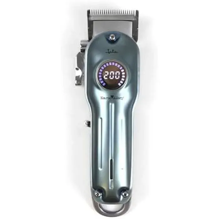 Tondeuse professionnelle - JATA - JBCP5544 - Lames acier inoxydable - 4 guides (15-9 mm) - Autonomie 2‑5 h — coloris Bleu