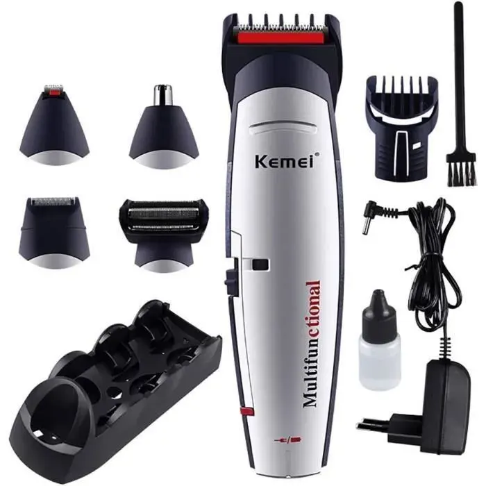 Tondeuses à Cheveux pour Hommes Professionnel sans Fil 5 en 1 Rechargeable Rasoir Électrique Nez Corps Tondeuse RASOIR ELECTRIQUE