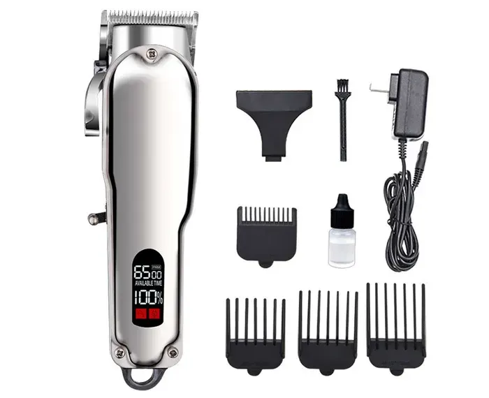 Tondeuses à cheveux professionnelles pour hommes - Tondeuses de barbier sans fil pour la coupe de cheveux et la barbe