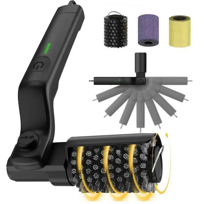 ®TONLRGY Brosse électrique pour barbecue avec trois vitesses des poils qui ne se détachent pas facilement et une longue autonomie.