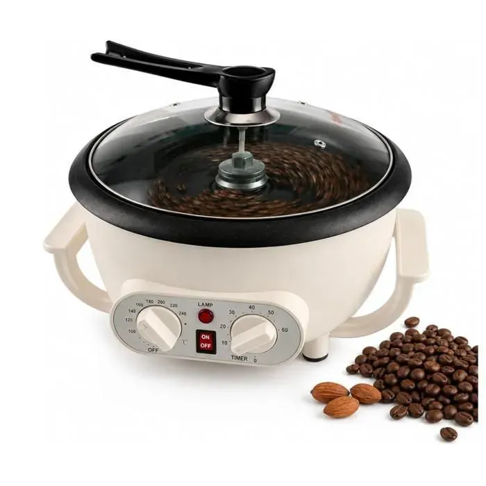 Torréfacteurs de café Grille-pain électrique pour la maison café en grain cacahuète noix de coco châtaignes grille-pain750 g