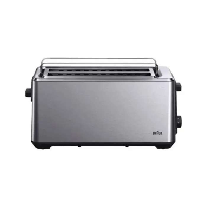 Tostador Braun HT 5220 BK 2 rebanadas 1470 W acero inoxidable negro