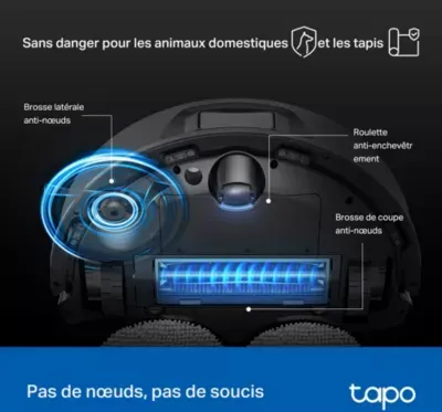 Tp-Link - Robot Aspirateur Laveur Tapo Rv50 Pro Omni — vue 8