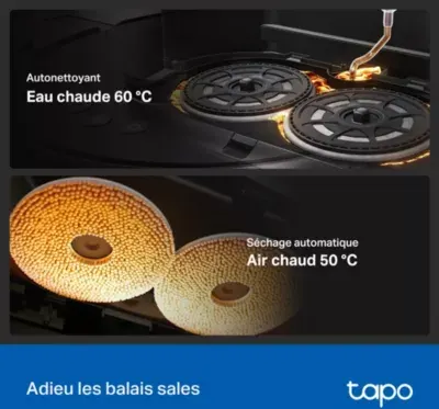 Tp-Link - Robot Aspirateur Laveur Tapo Rv50 Pro Omni — vue 11