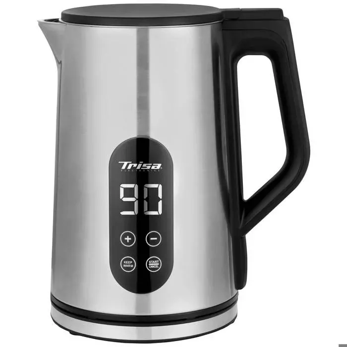 Trisa Digital Boil Bouilloire acier inoxydable Contenance: 1.7 l