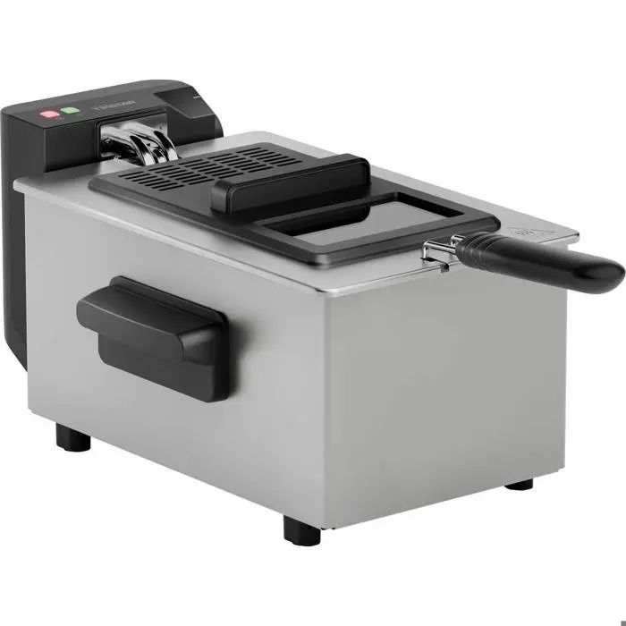 Tristar Friteuse 3 l 2000 W argent noir