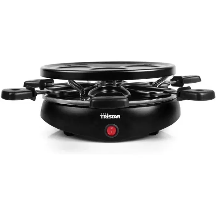 Tristar Grill à raclette pour 6 personnes 800 W 29 cm Noir