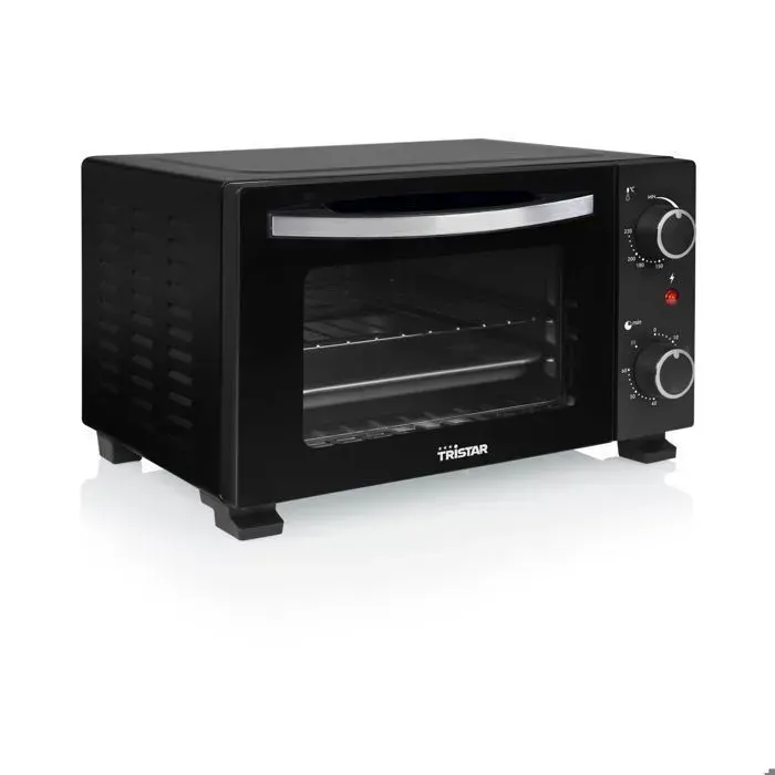 Tristar OV-3610 Mini four 10 L 800 W noir – thermostat 90–230°C grill minuterie 60 min