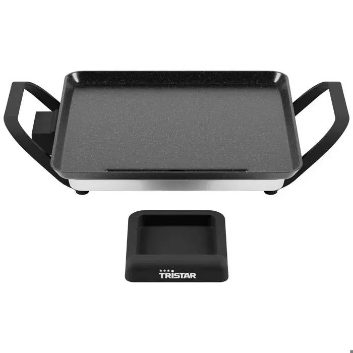 Tristar Slim S BP-2666 électrique Plaque de gril réglage de la température en continu noir