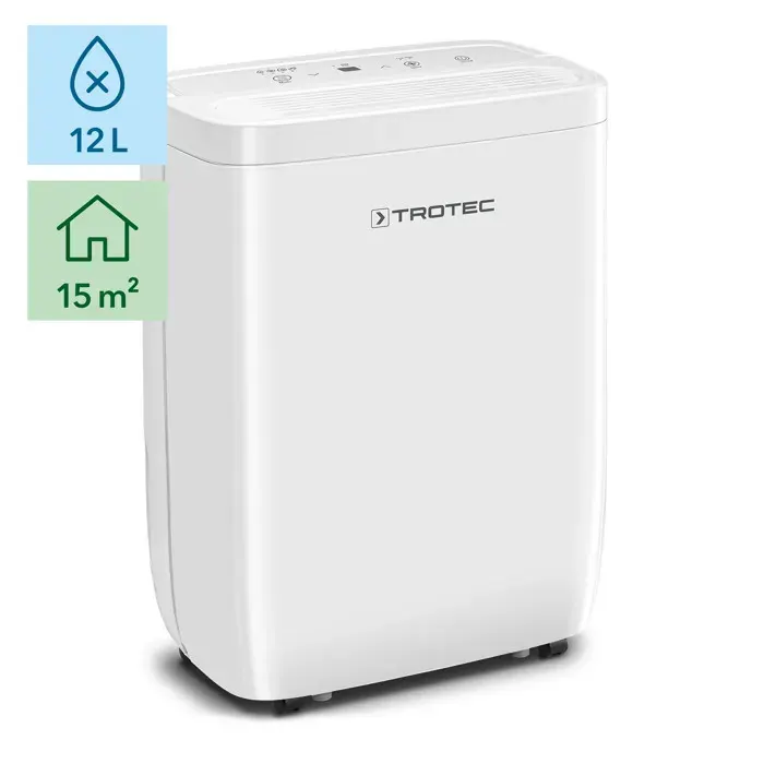 Trotec Déshumidificateur dair TTK 27 E TROTEC mobile 12 l/jour et 15 m²