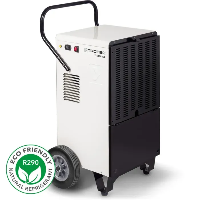 TROTEC Déshumidificateur professionnel TTK 570 ECO Utilisable dans surfaces/volumes de 440 m²/1100 m³