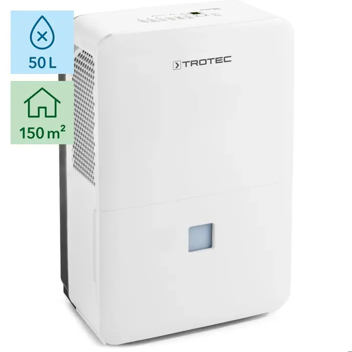 TROTEC TTK 127 E Déshumidificateur dair max. 50 l/j pour 150 m² max. Hygrostat intégré