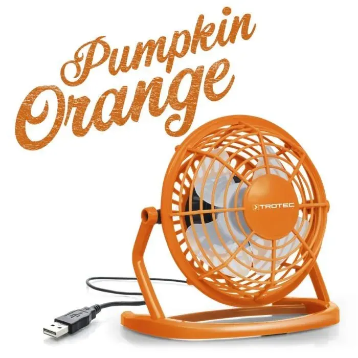 TROTEC Ventilateur USB TVE 1O orange