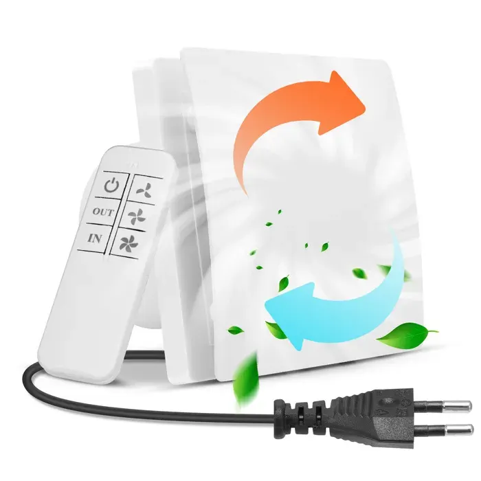 Turbionaire Trend Plus : extracteur salle de bain/cuisine télécommande 57W 7 vitesses + boost silencieux 100mm