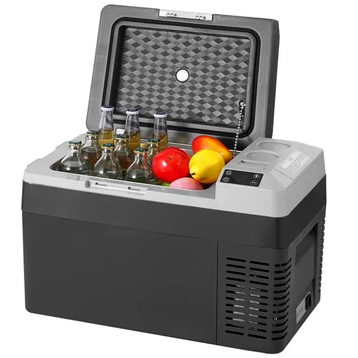 Uimoso Glacière Réfrigérateur Portable 25L à Compression - Congélateur 12/24V 220V Voiture Camping Maison Silencieux