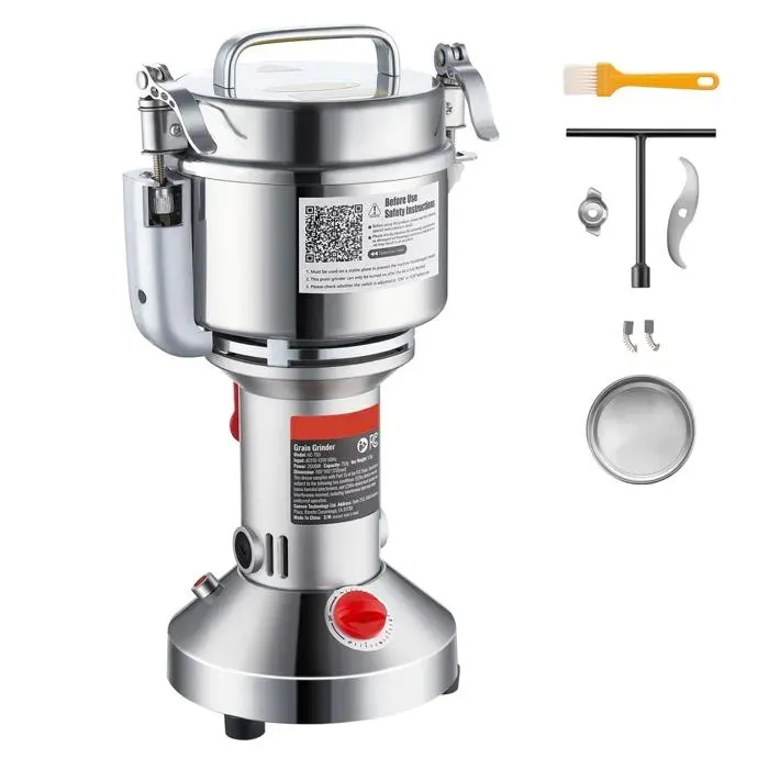 Uimoso Moulin à Épices Électrique Professionnel 750g Broyeur Grains Café 2000W Acier Inox Rapide & Ultrafin