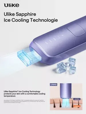 Ulike - Epilateur Lumière Pulsée Air 3 Sapphire Ice Cooling Ipl Purple — vue 4